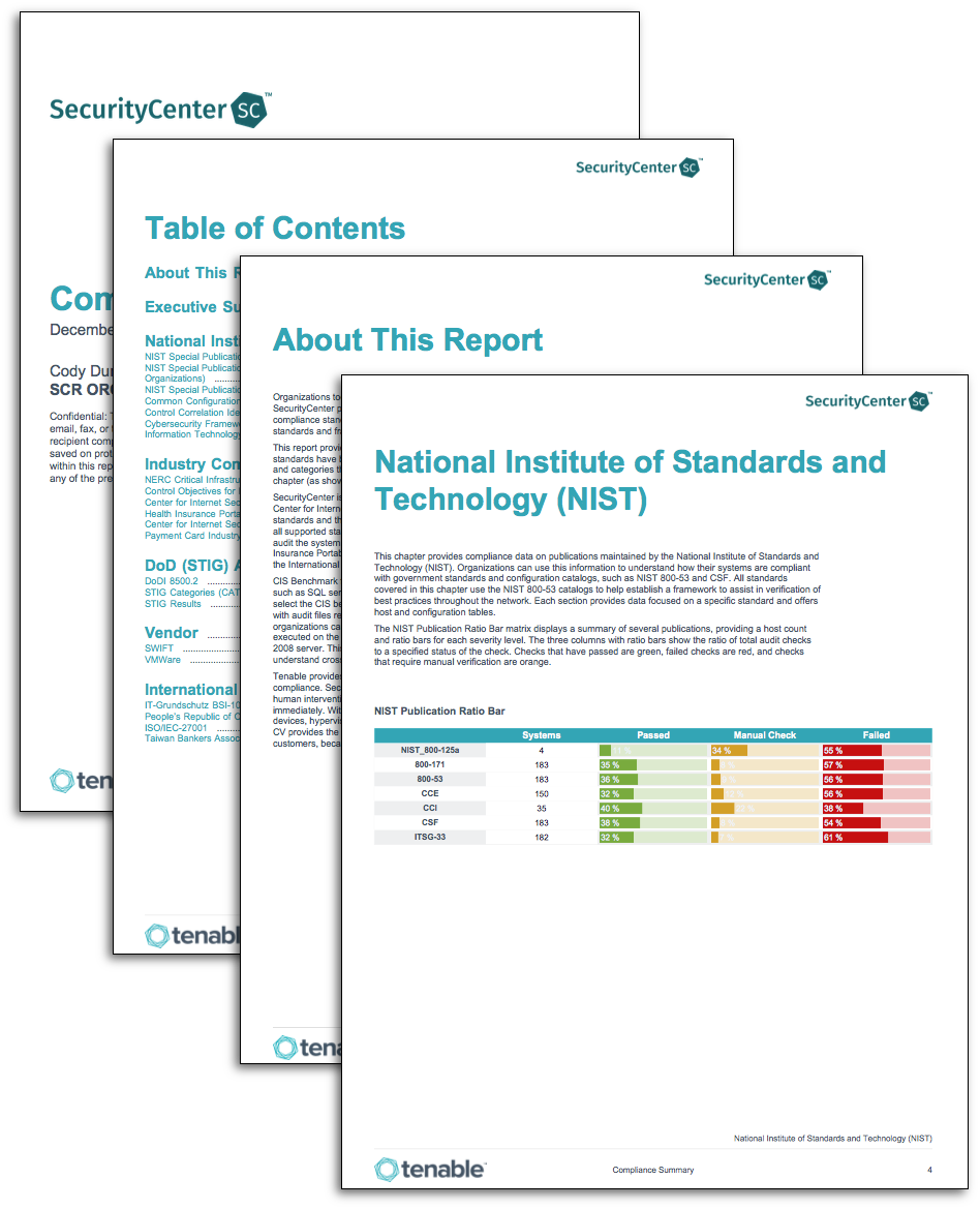 Compliance Summary Report - SC Report Template  Tenable® With Regard To Pci Dss Gap Analysis Report Template